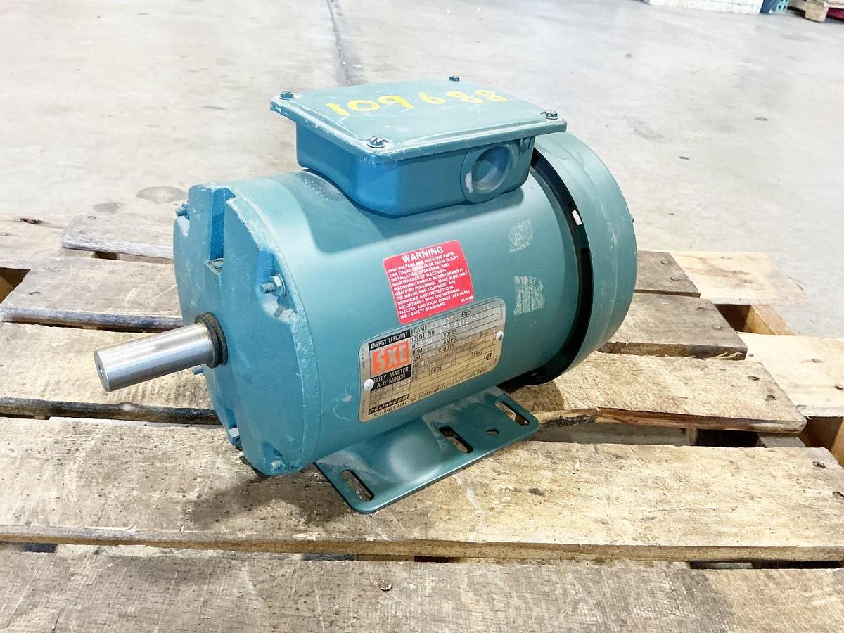 New Reliance B78C6912M-PT Electric Motor 3/4HP 575V 1140RPM FK143T Frame