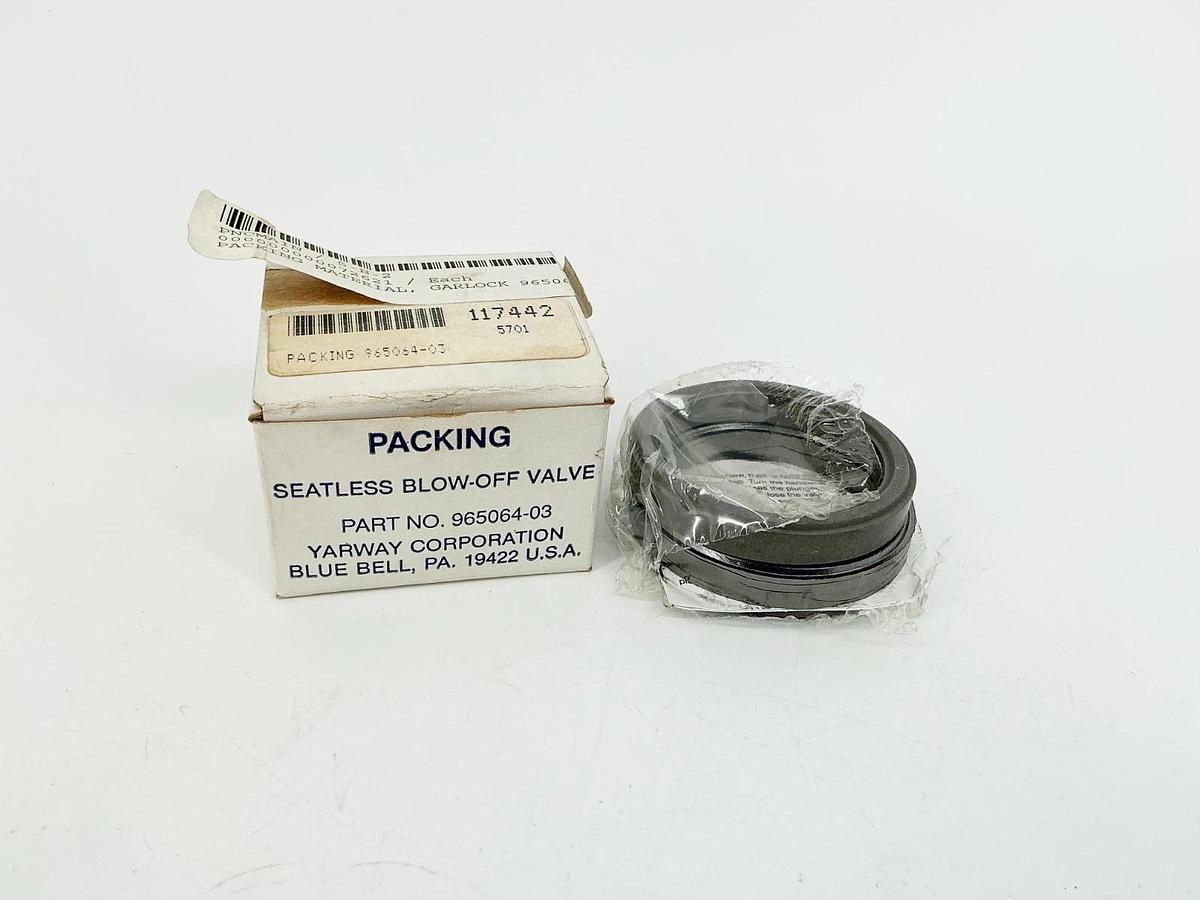 New Yarway 965064-03 Packing For Seatless Blow-Off Valve Seal