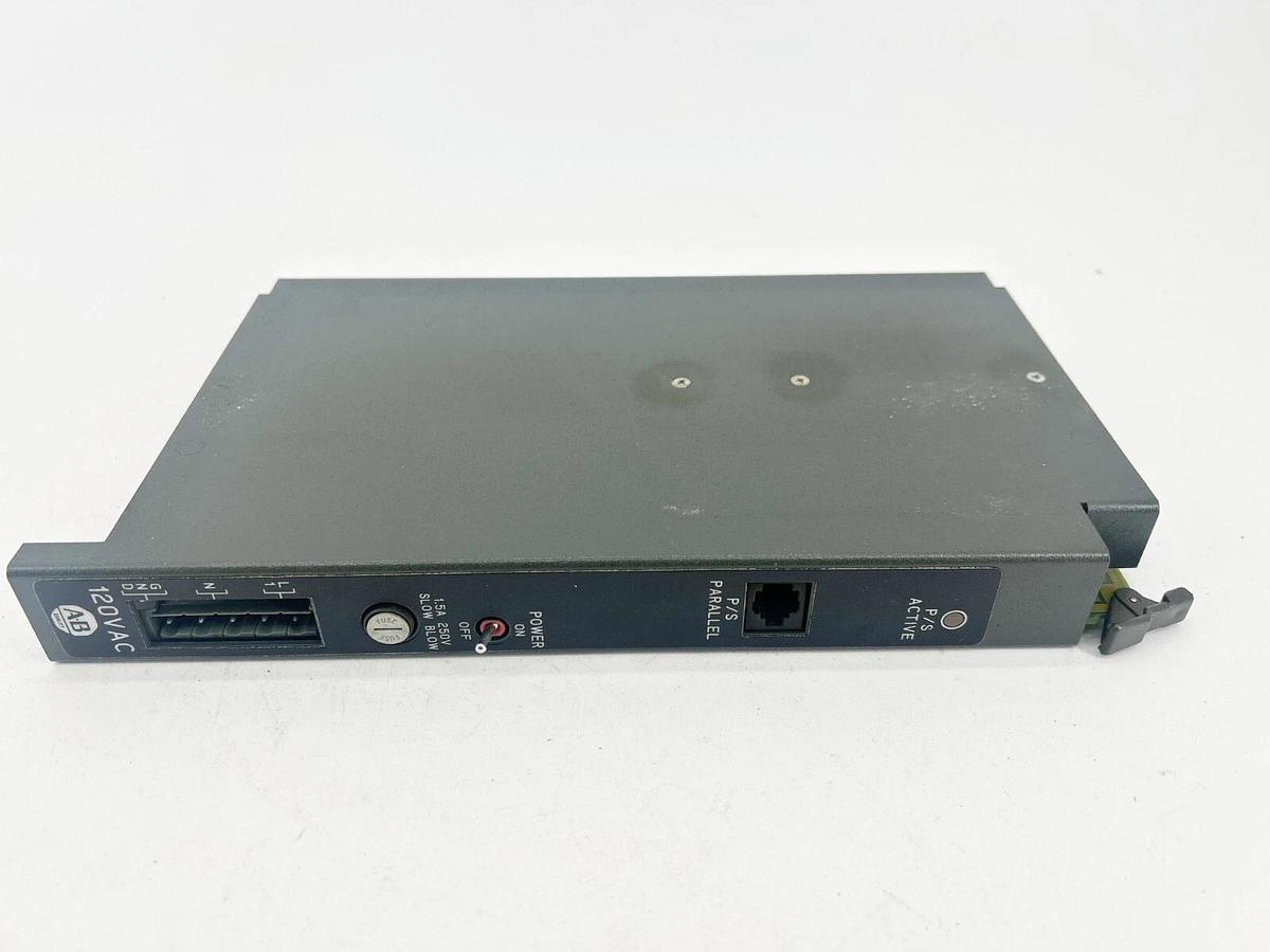 Used Allen Bradley 1771-P4S Power Supply Module PLC-5 120 Vac Input 5 VDC Backplane 8
