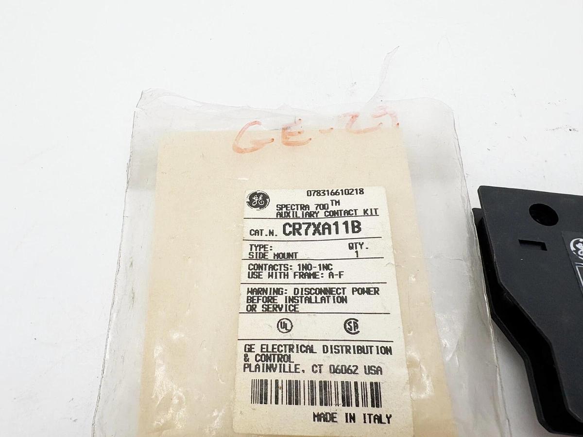 New GE CR7XA11B Auxiliary Contact Kit Side Mount Spectra 700 1NO/1NC