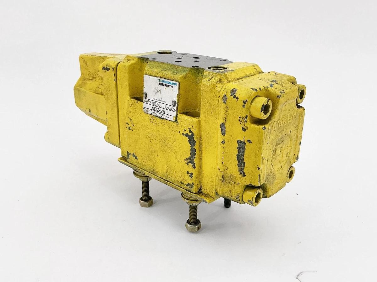 Used Rexroth 4WRZ10E50-51/6A24 NETZ4/M Pilot Base Valve
