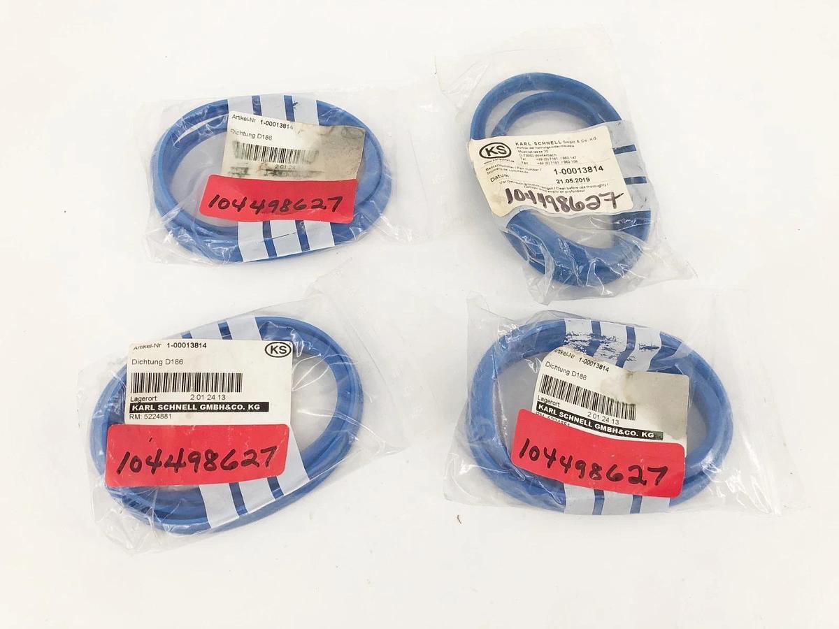 Lot of 4 New Karl Schnell 1-00013814 Seals D186