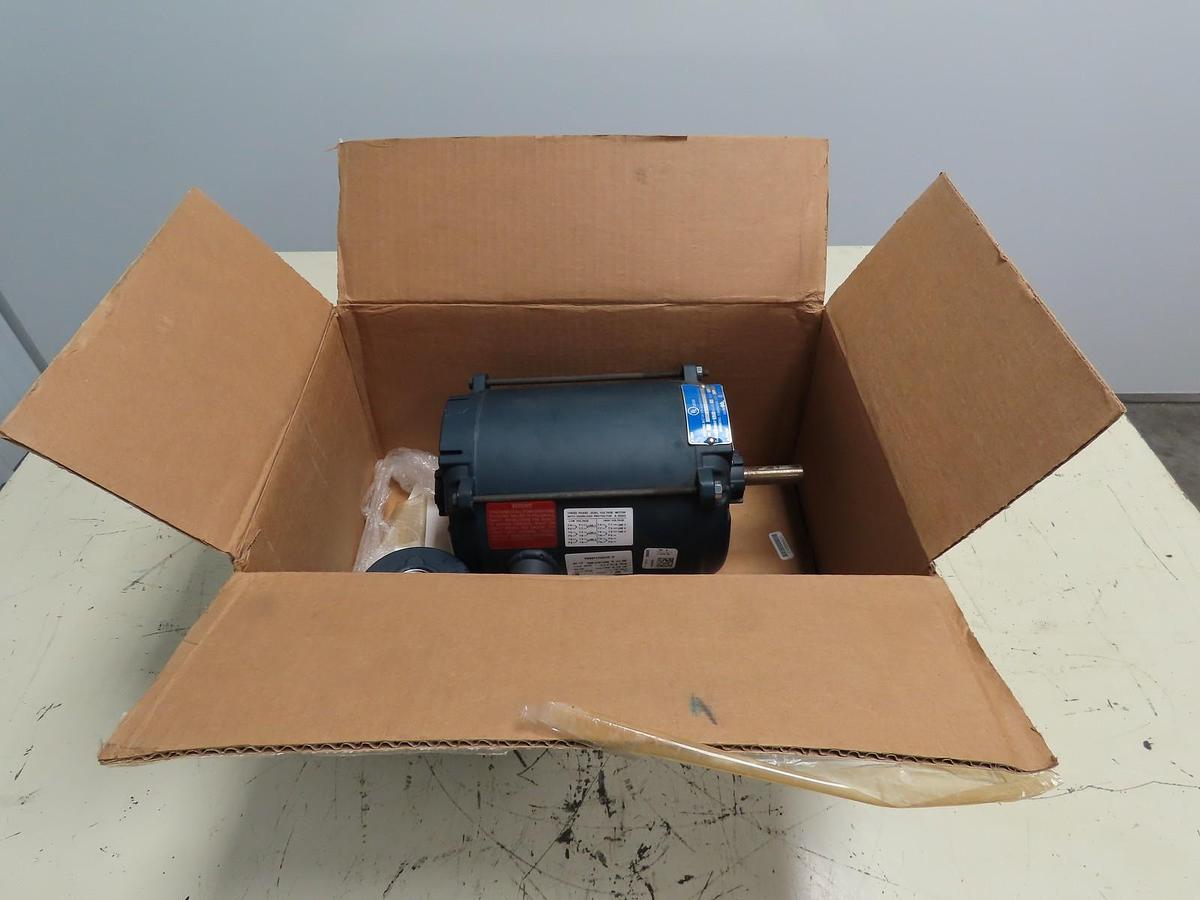 Used Reliance 915145-ZS Electric Motor 1/2HP 460V 1730RPM 3PH FB56