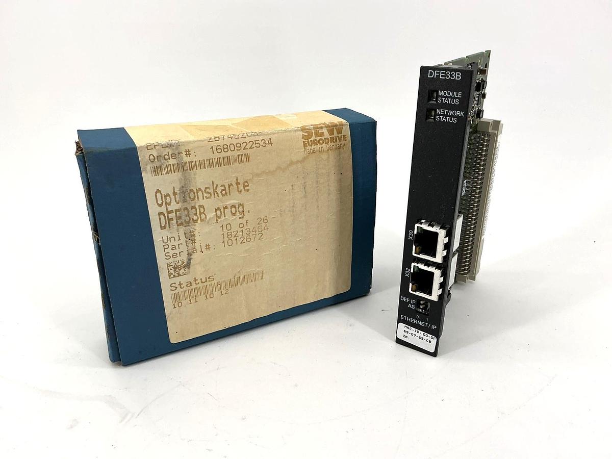 New SEW Eurodrive DFE33B Ethernet/IP Option Card 2 Ethernet Port 18213464
