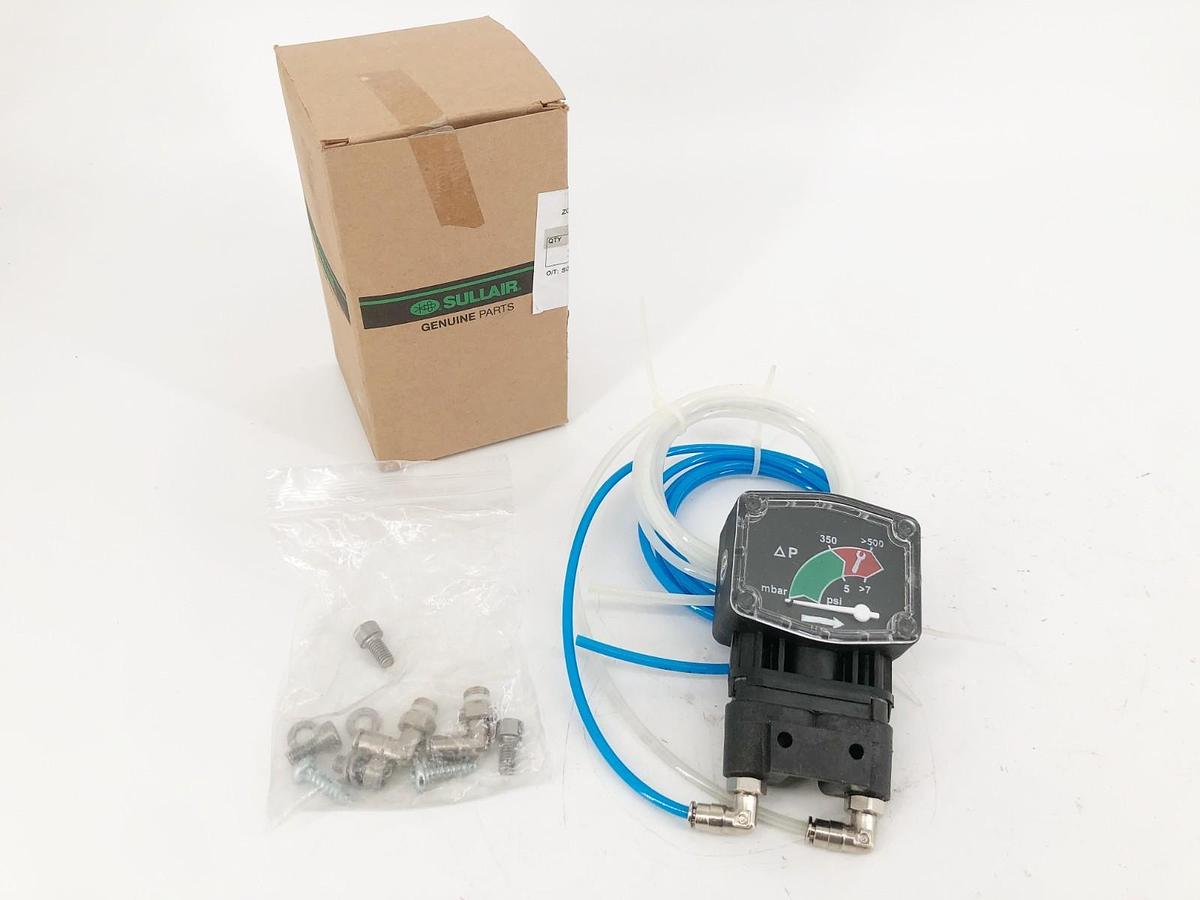 New Sullair 02250140-216 Differential Pressure Gauge