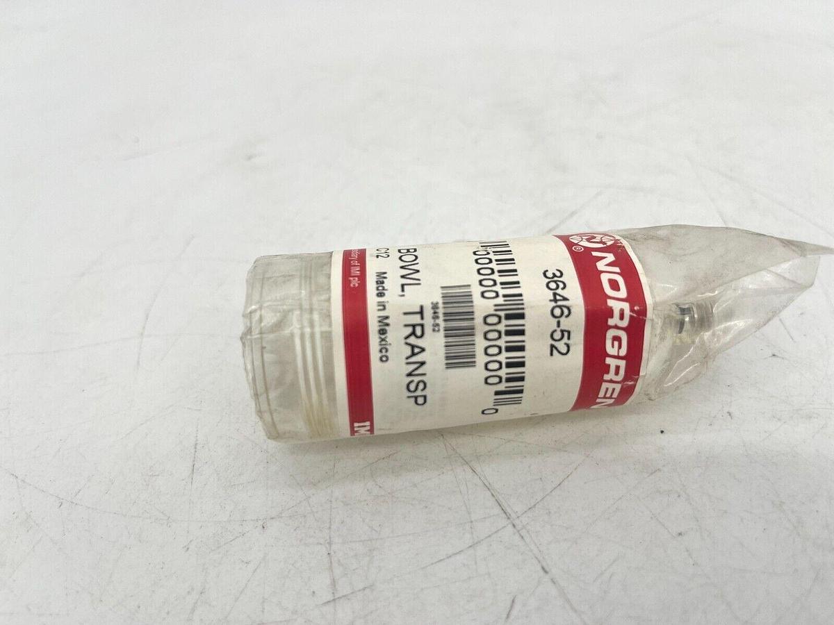 Used Norgren 3646-52 Transparent Bowl New Surplus