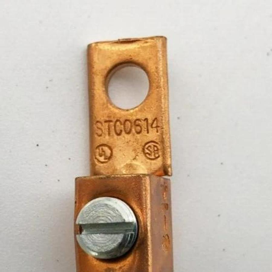 Lot of 3 New Blackburn STC0614 Mechanical Connectors Copper 6AWG Stranded Max