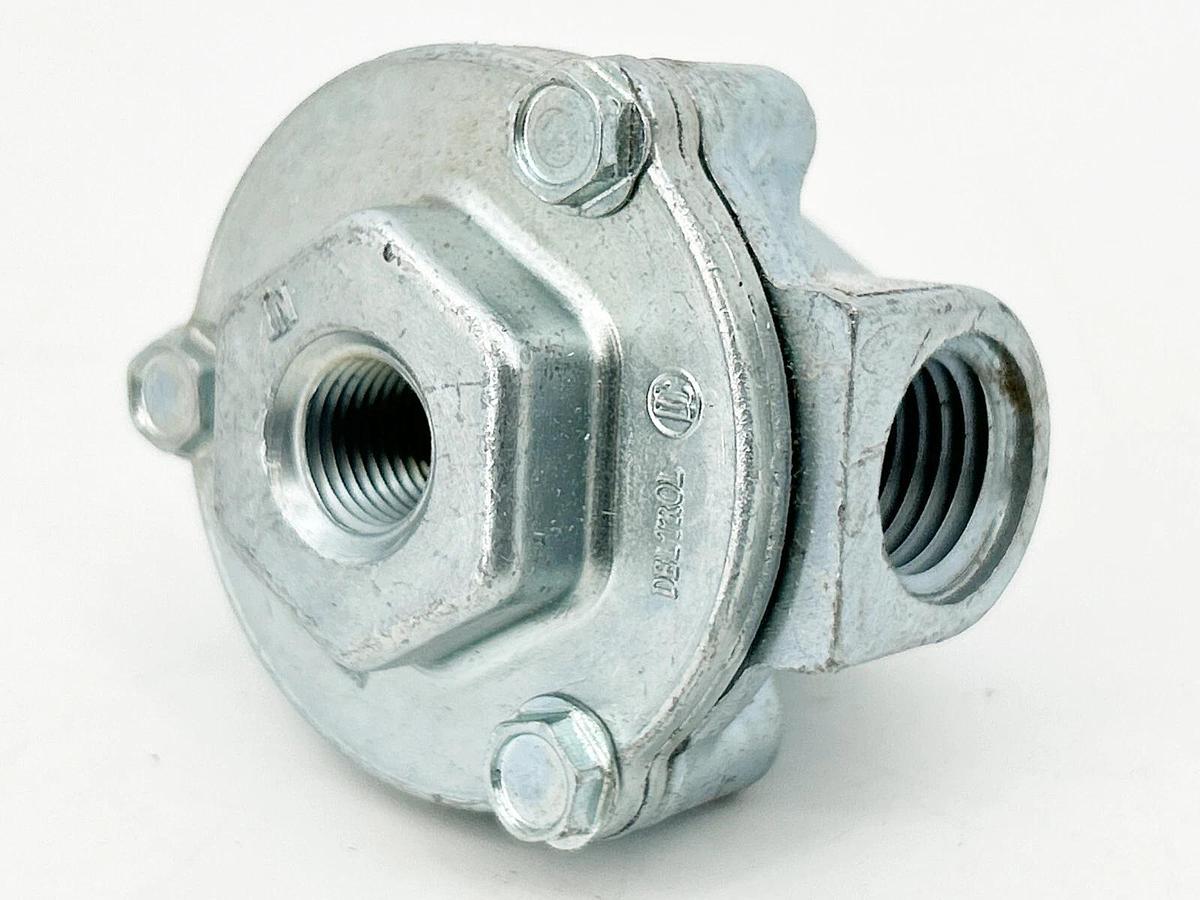 New Deltrol EV125A Exhaust Valve 1/4" Cylinder Port 1/8" Inlet Port 10135-67
