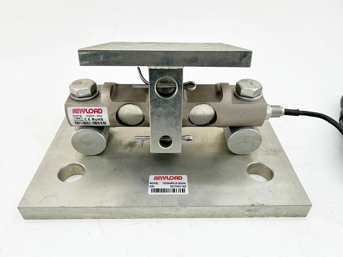 New Anyload 102DHM3-(5-20)KLB Compression Weigh Module Double Ended Load Cell 5K
