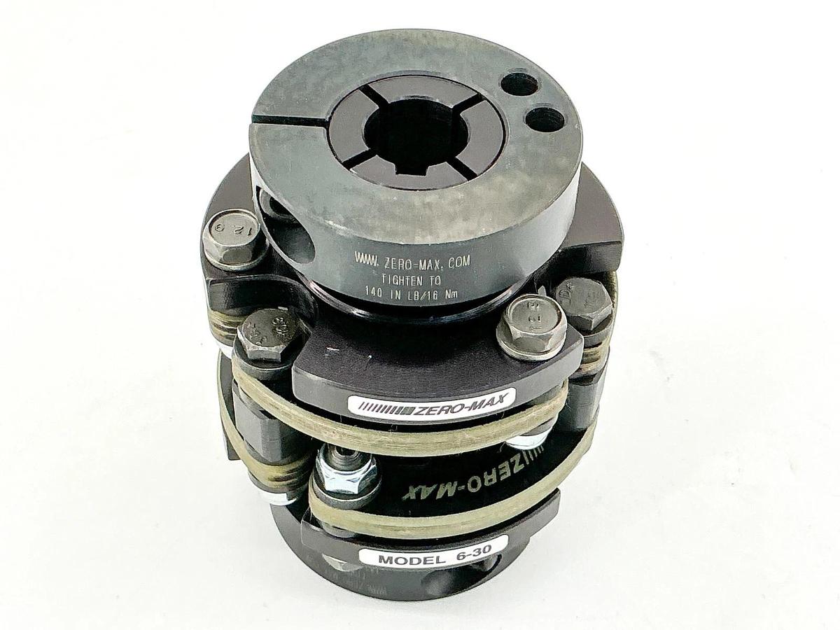 New Zero-Max 6P30-AC-049-036-01 Double Flex Clamp 0.6875 Bore CD CPLG ALUM