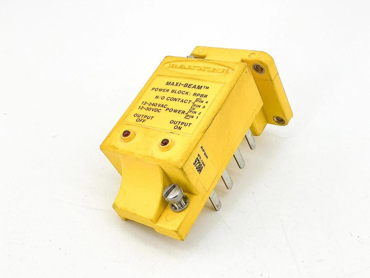 New Banner RPBR Maxi-Beam Power Block 4P 240VAC 12/30VDC 26132 - No Box