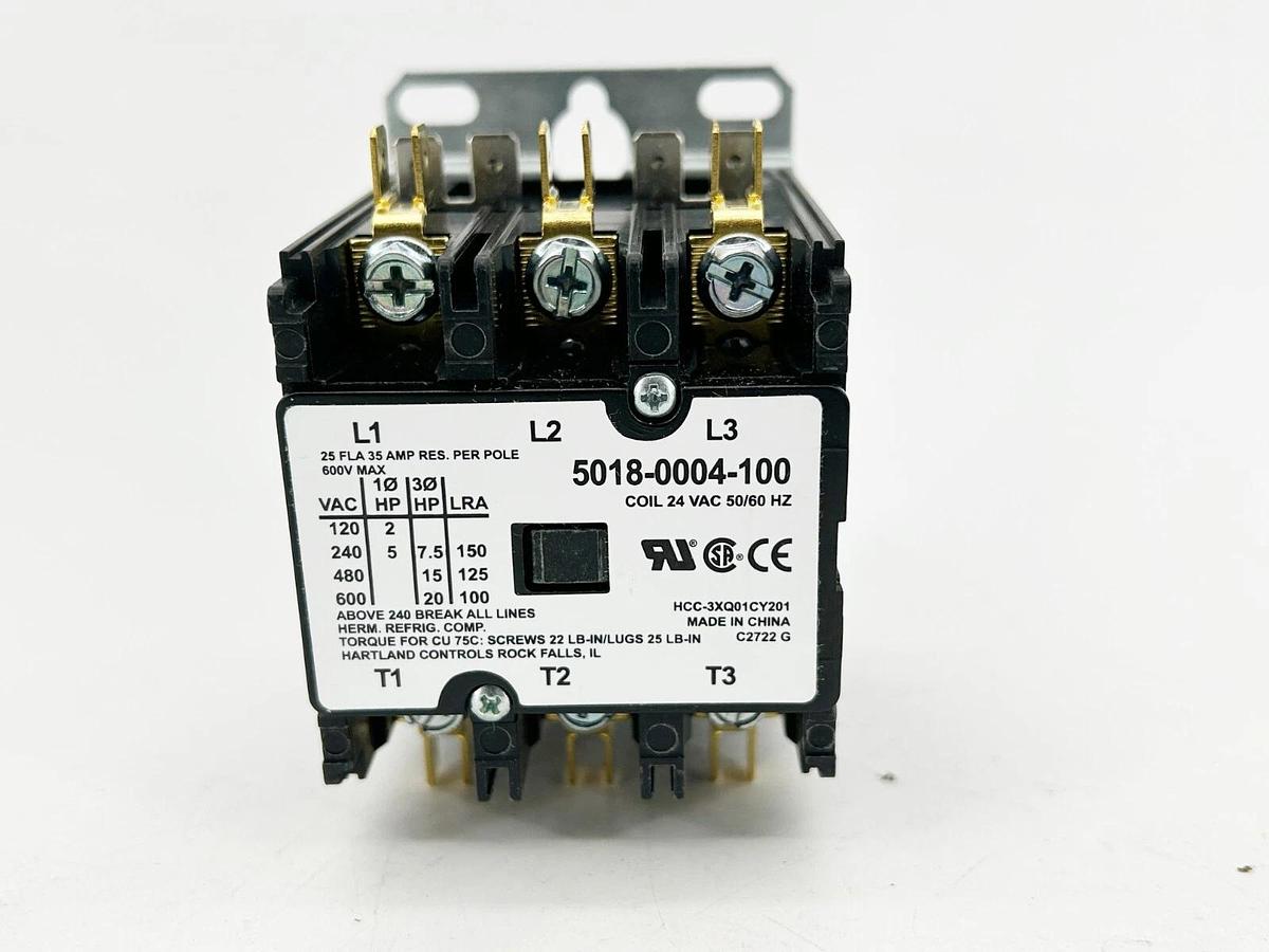 New Dayton 1VEH2 Relay 3 Pole 30 Amp 5018-0004-100