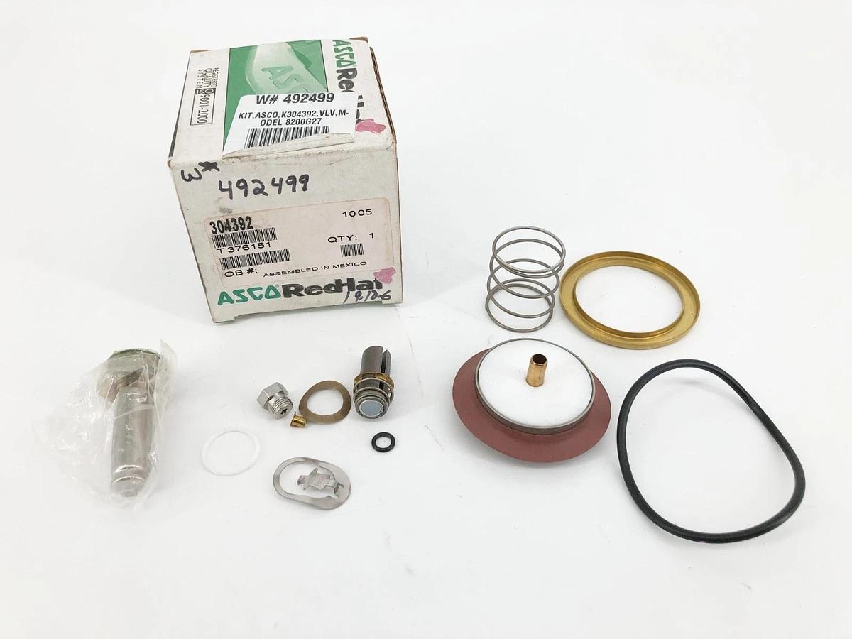 New Asco 304392 Solenoid Rebuild Kit