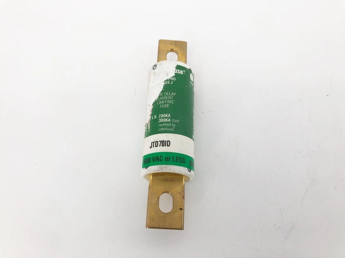 New Littelfuse JTD70ID Time Delay Fuse 70A 600VAC Class J - No Box