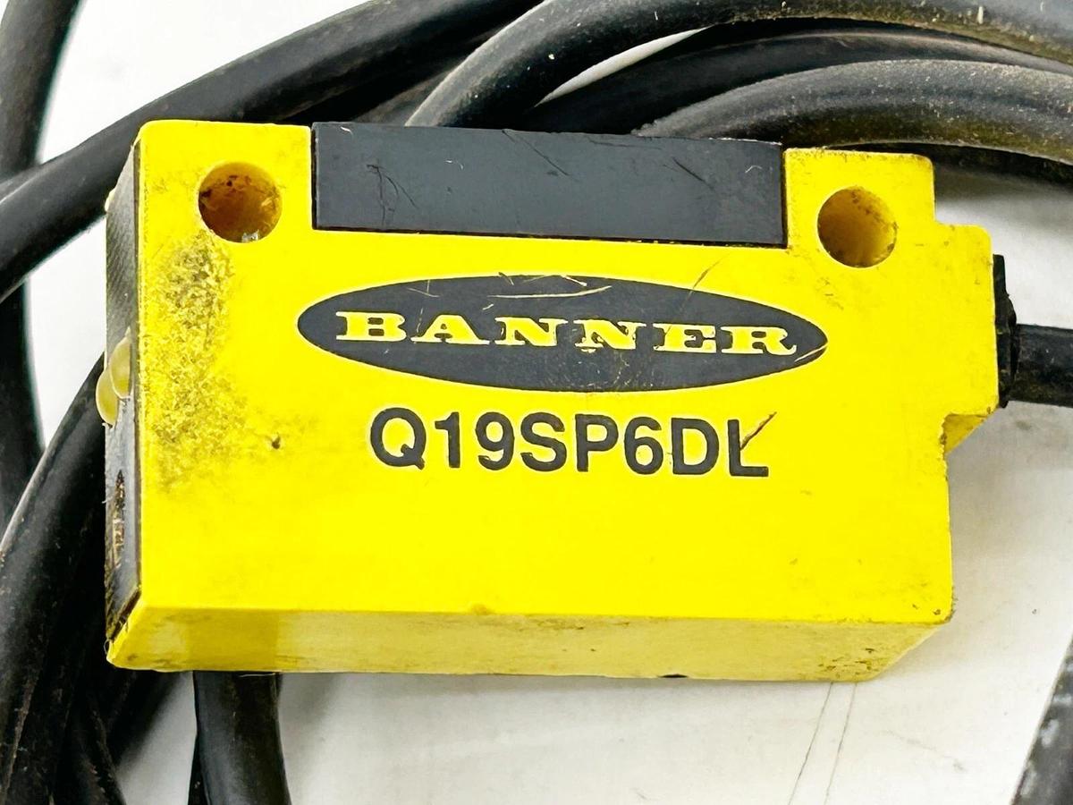 Used Banner Engineering Q19SP6DL Photoelectric Sensor 39" Sensing Range 10-30VDC