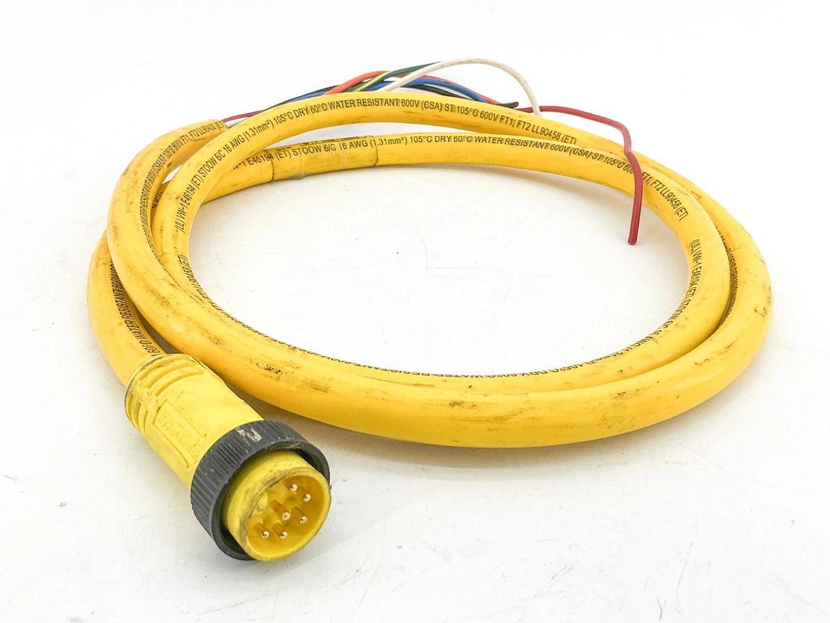 Used Molex 206002A01F060 Cordset 600V 8A 6 Pin