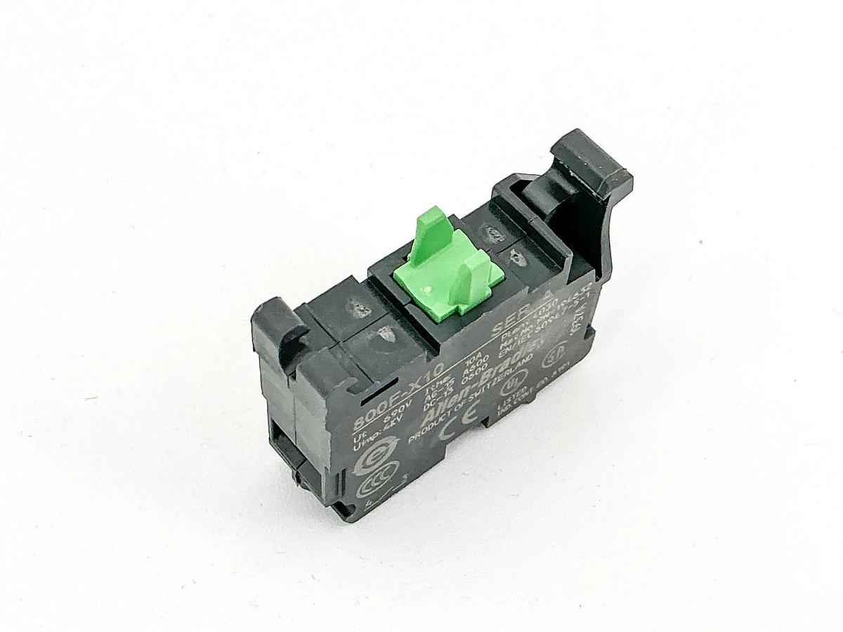 New Lot of 6 Allen Bradley 800F-X10 Contact Block 690V 10A Ser.A -No Box