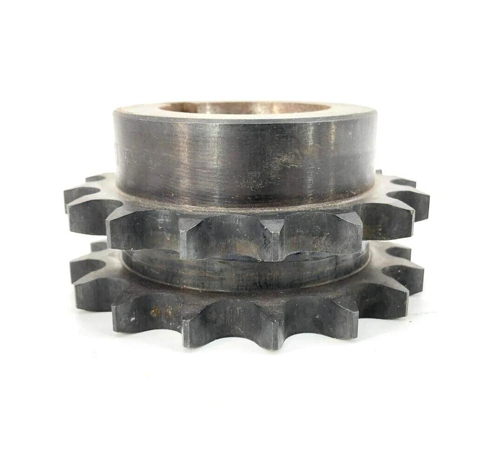 New Martin D50B16H Double Roller Chain Sprocket 1-5/8" Bore