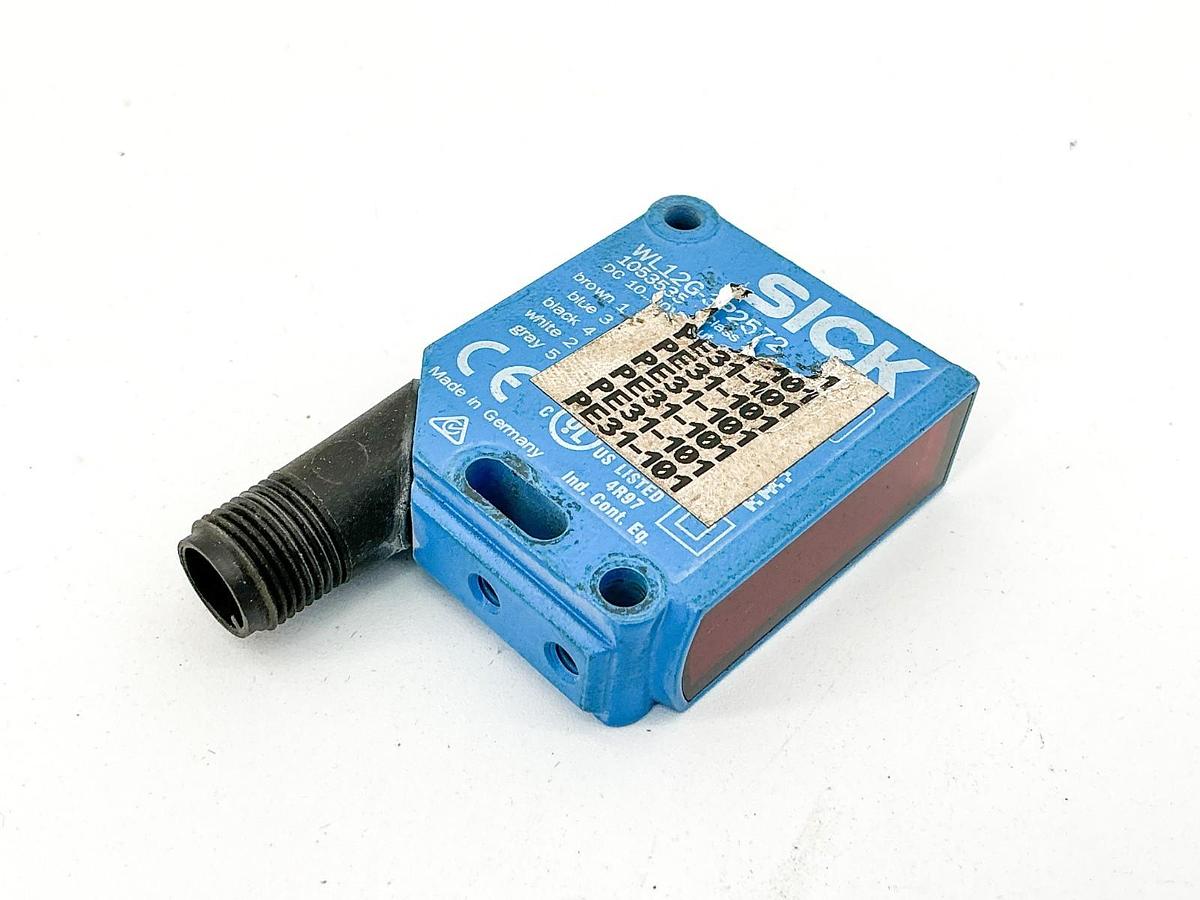 Used Sick WL12G-3P2572 Photoelectric Sensor 10-30VDC Class 2 1053535