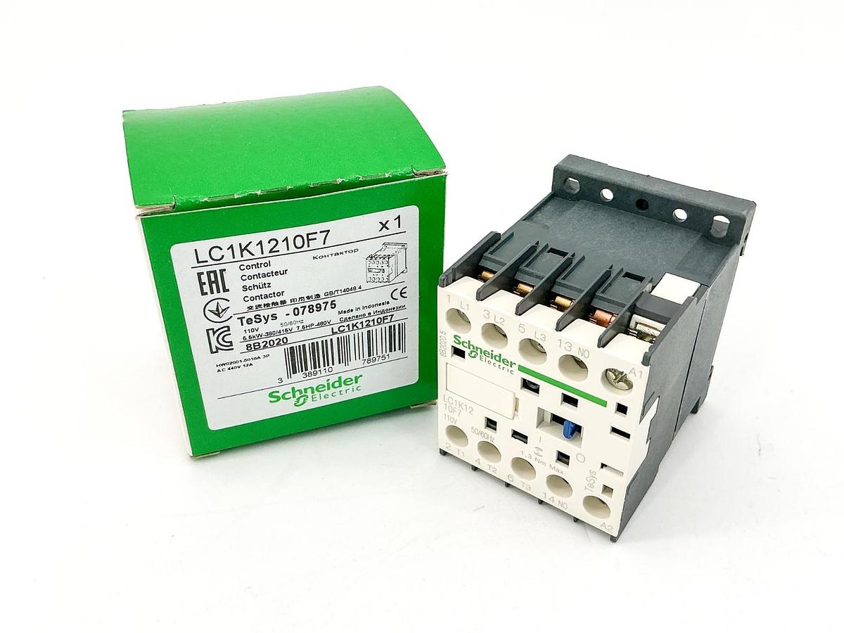 New Schneider Electric Control Contactor 110V 7.5HP 078975