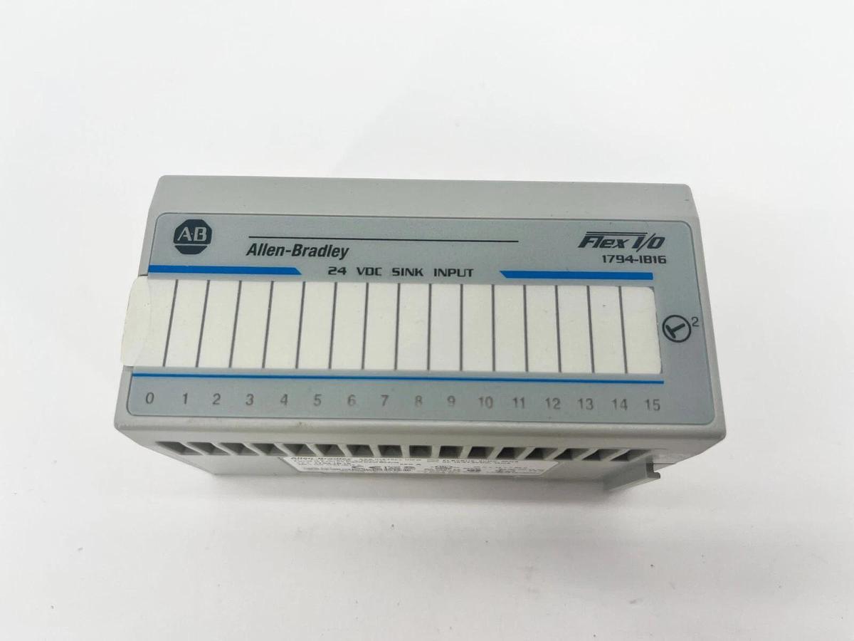 Used Allen Bradley 1794-IB16 Ser. A Flex I/O 16-Point Digital Input Module