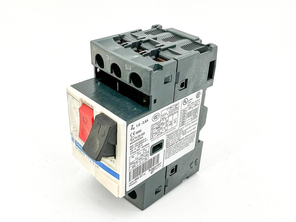 New Telemecanique GV2ME07 Motor Circuit Breaker 2.5A 034307