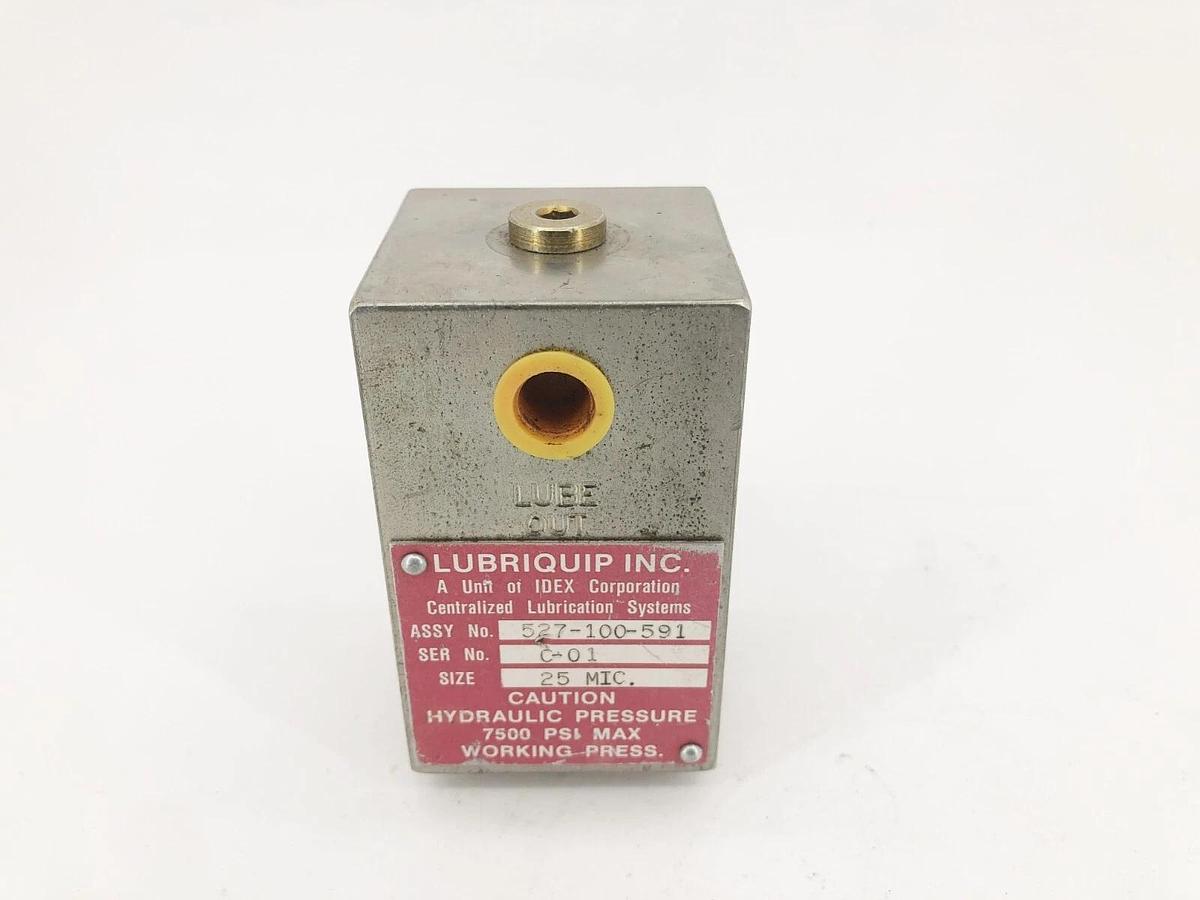 New Lubriquip 527-100-591 Inline High Pressure Filter 25 Mic.