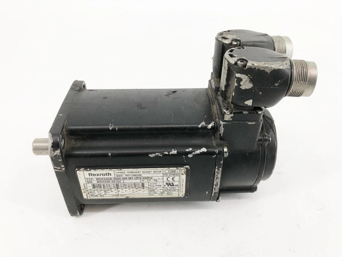 Used Rexroth R911306385 Servo Motor 3PH MSK040B-0600-NN-M1-UP0-NNNN