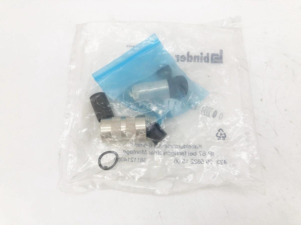Lot of 2 New Binder 423 99 5622 15 06 Circular Connector Kits 3811214059