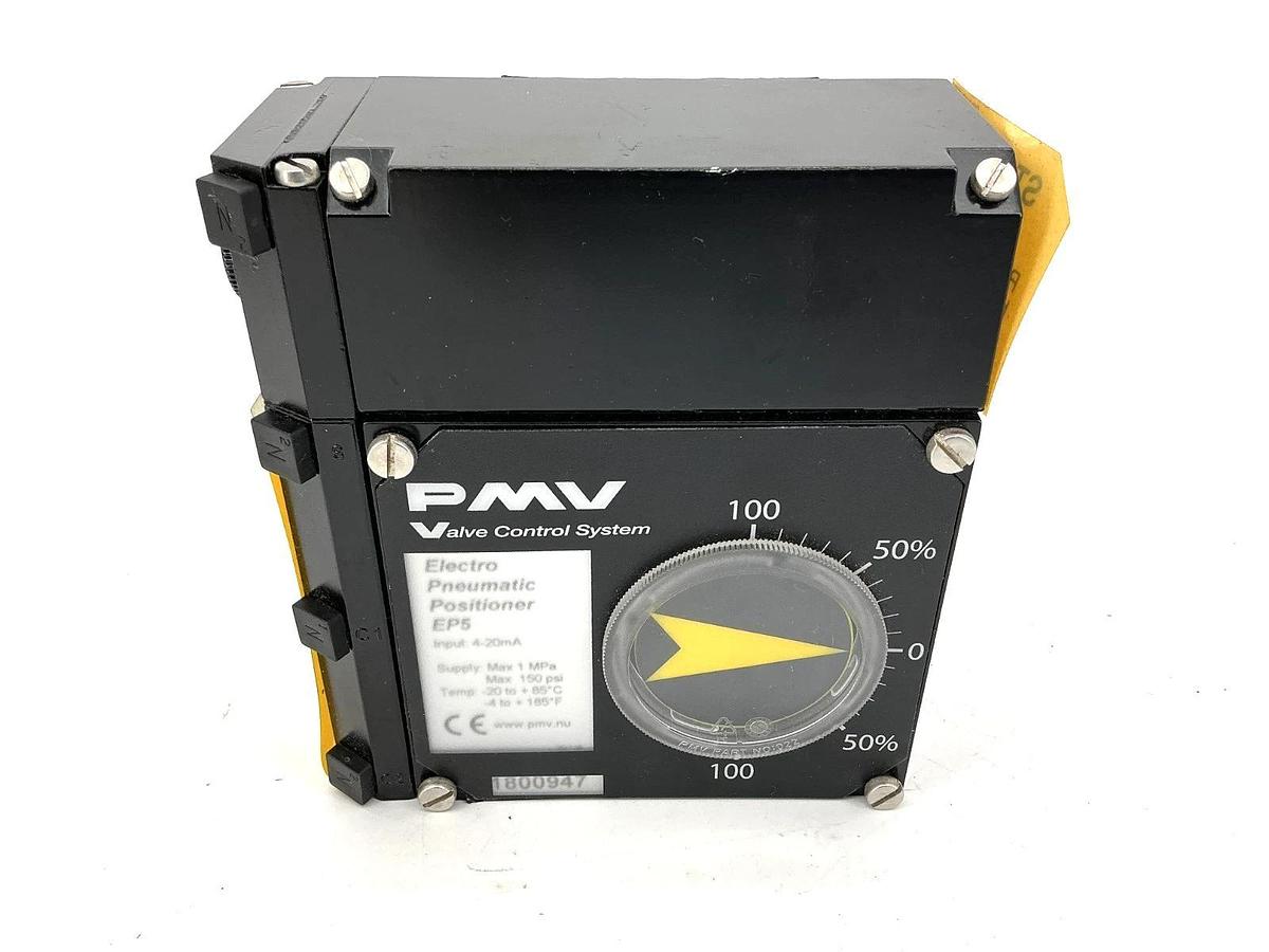 New Flowserve PMV EP5XX-HPNU-23K01-PV9DA-4Z Pneumatic Positioner 4-20mA 150PSI