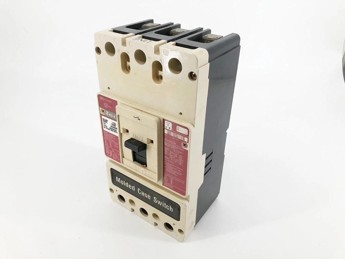 New Eaton KD3400KW Circuit Breaker 400A 3P 600VAC 250VDC - No Box