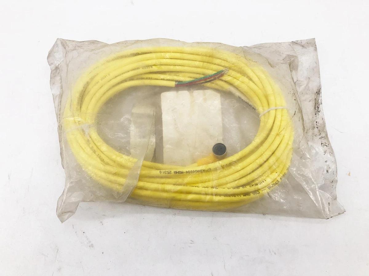 New Turck WKB 3T-10/S90 Cordset 3-Pin 1/2"-20 Microfast Female Right Angle 10m