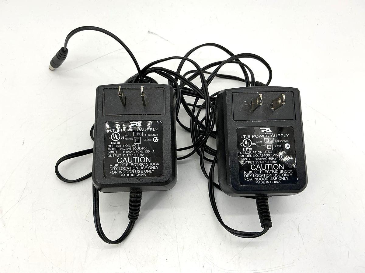 Used Lot of 2 Cyber Acoustics A9100UL-950 ITE Power Supply AC-9 Input: 120VAC 60HZ