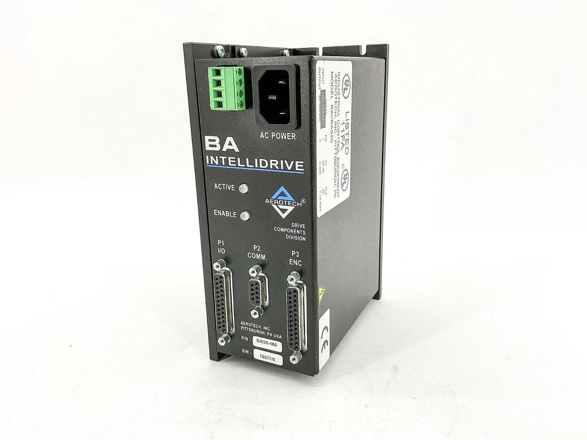 New Aerotech BA Intellidrive BAI20-160 Servo Drive 1PH 115V BAI/BAS20 - No Box