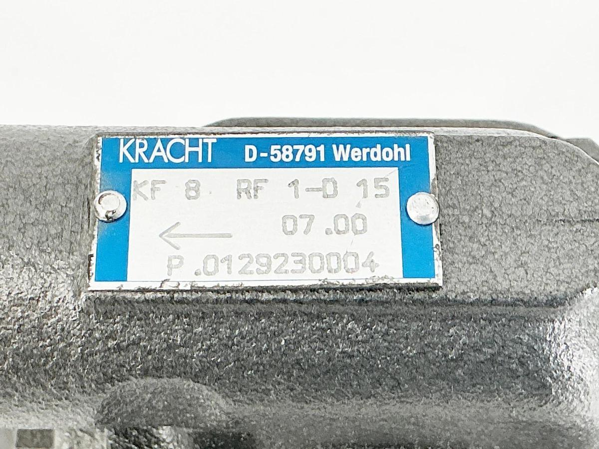 Kracht KF 8-RF-1-D-15 Lubrication Unit for Gear Pump 9-9870012 - No Box