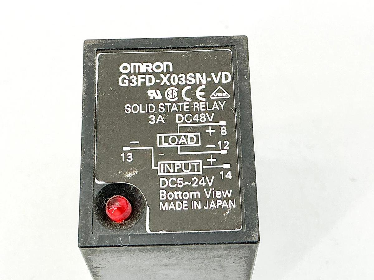 New Omron G3FD-X03SN-VD Solid State Relay 3A 48VDC - No Box