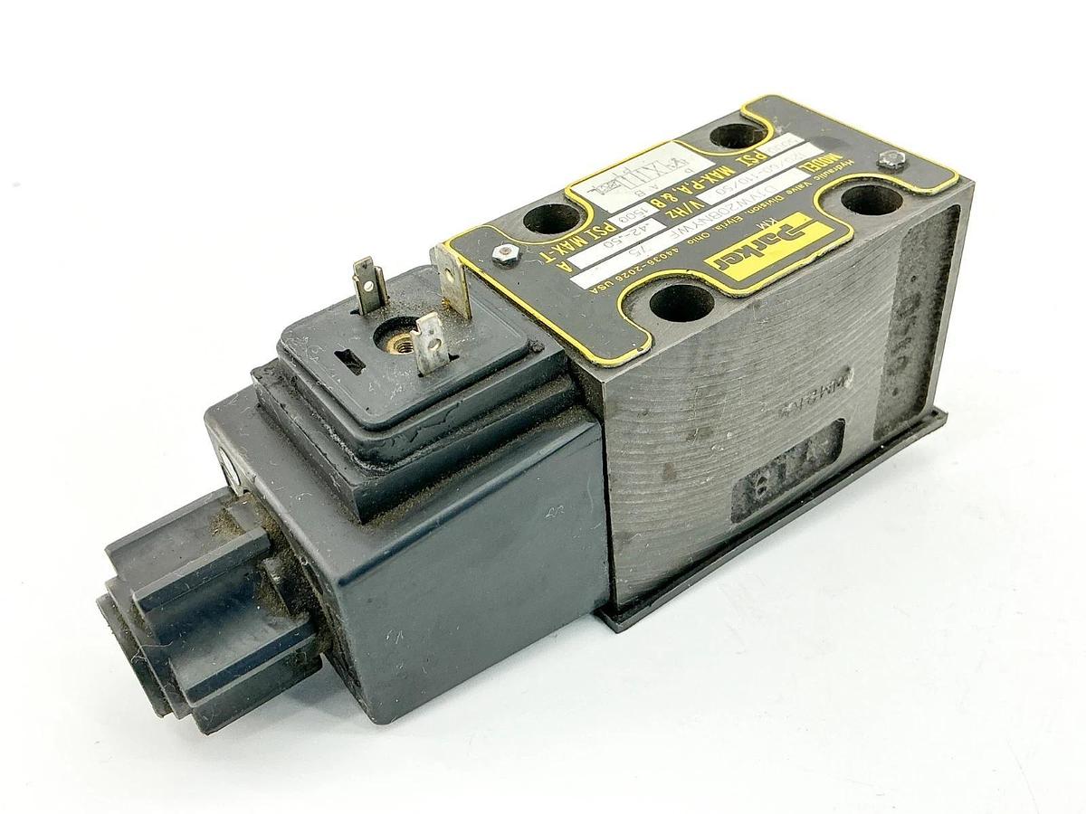 New Parker D1VW20BNYWF-75 Solenoid Valve 5000PSI .50A 110/120V