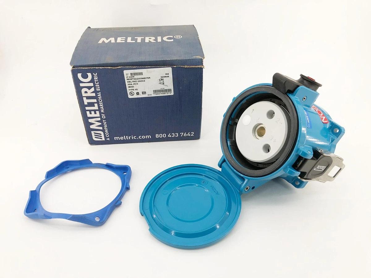 New Meltric 37-24209 Receptacle 200A 2P+G 250VDC DSDC2