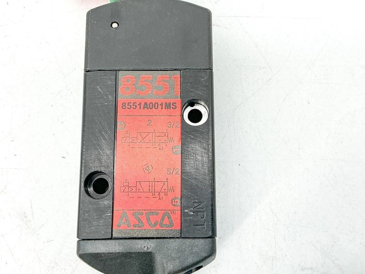 New Asco SC8551A001MS Solenoid Valve 120V 30-150PSI 2.5W