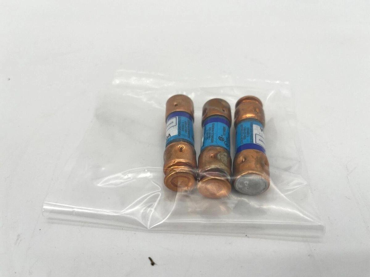 Lot of 3 New Littelfuse FLNR10A Class RK5 Fuses 10A 250VAC FLNR010