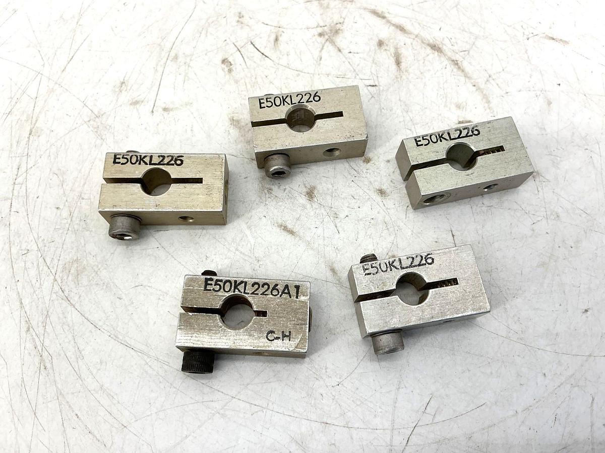 Used Lot of 5 Eaton Cutler-Hammer E50KL226 Adjustable Rod Lever Clamp Accessory