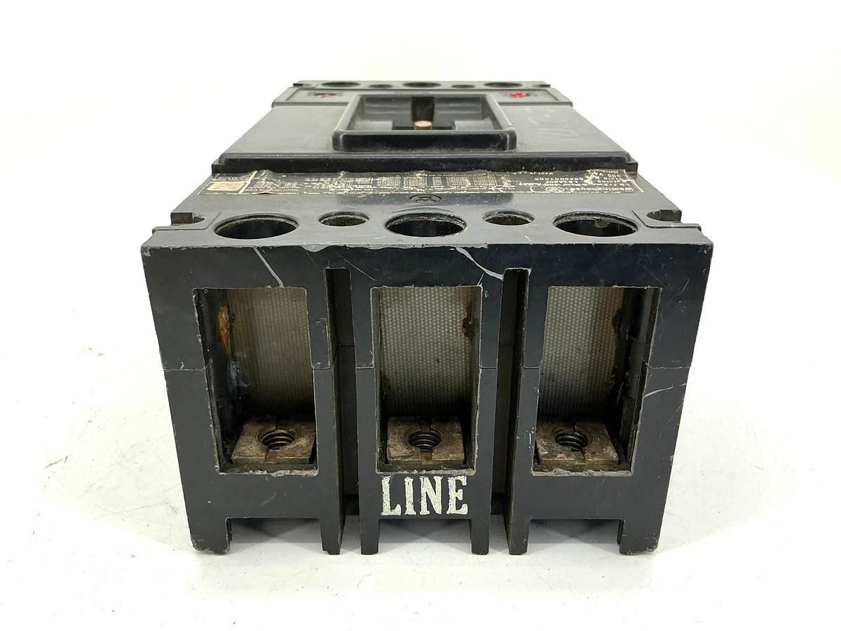 Used Westinghouse LB3400F Circuit Breaker 3P 300A 600VAC MISSING SWITCH