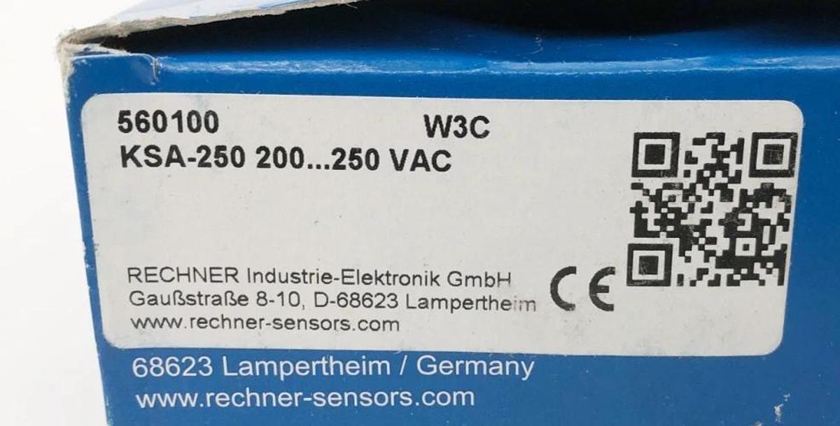 New Rechner KSA-250 Capacitive Sensor Relay 200-250VAC 560100