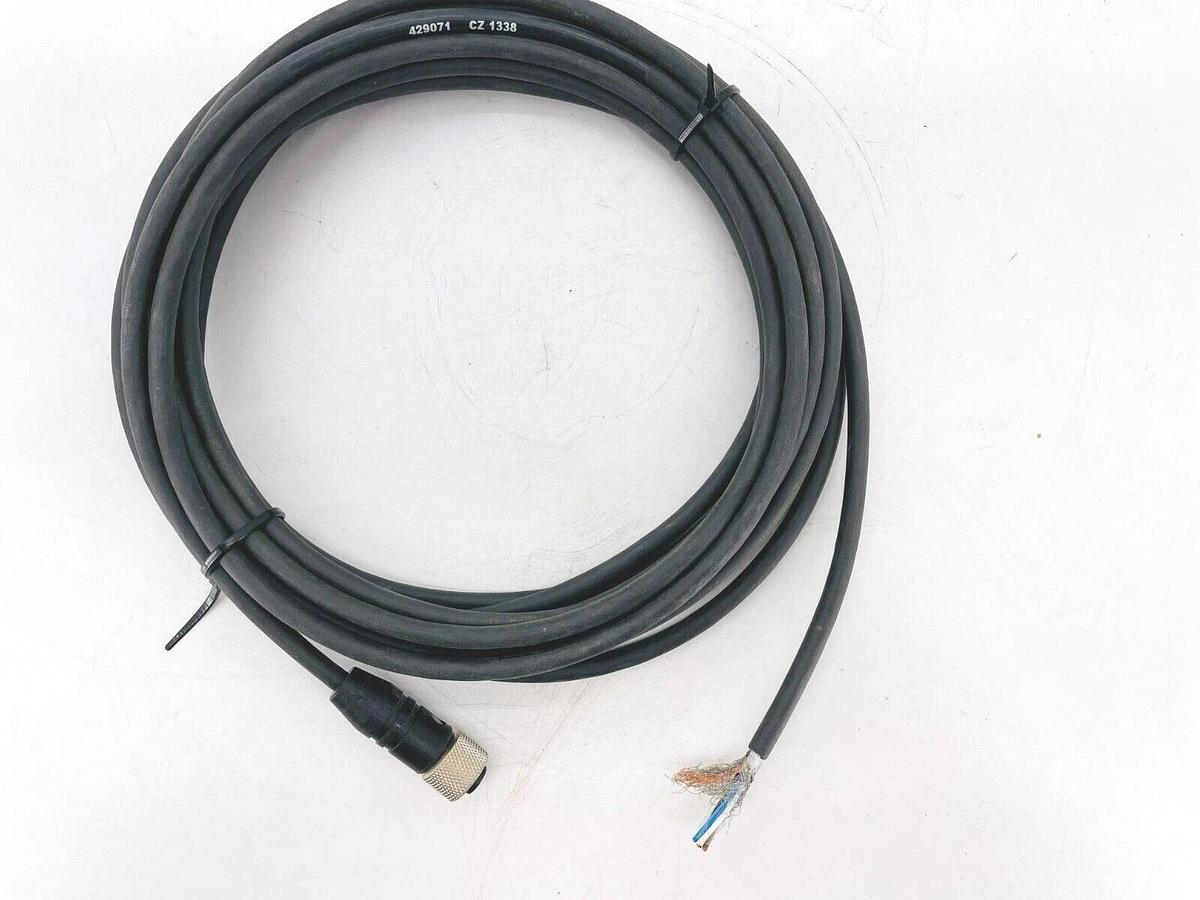 Used New Leuze Electronic CB-M12-5000S-5GF Connection Cable 429071 NO BAG