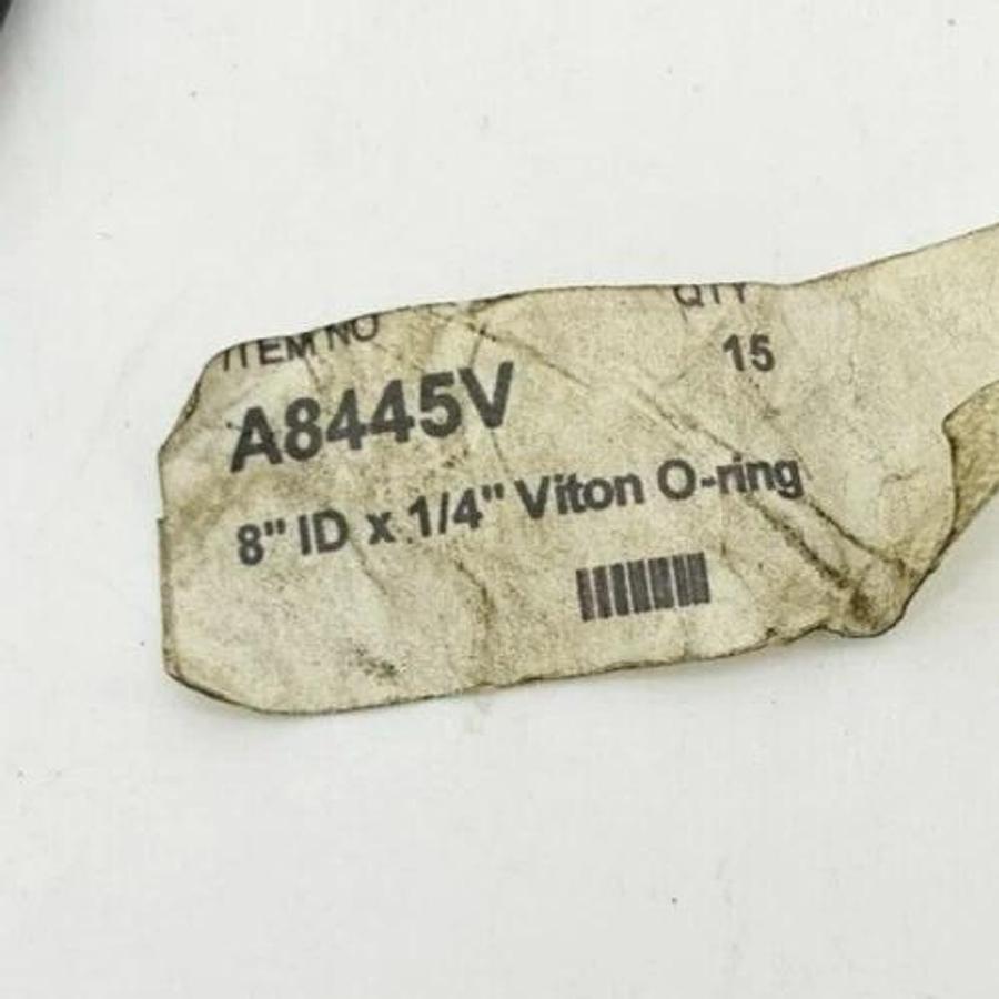 Lot of 3 New A8445V Viton O-Rings 8" ID x 1/4"