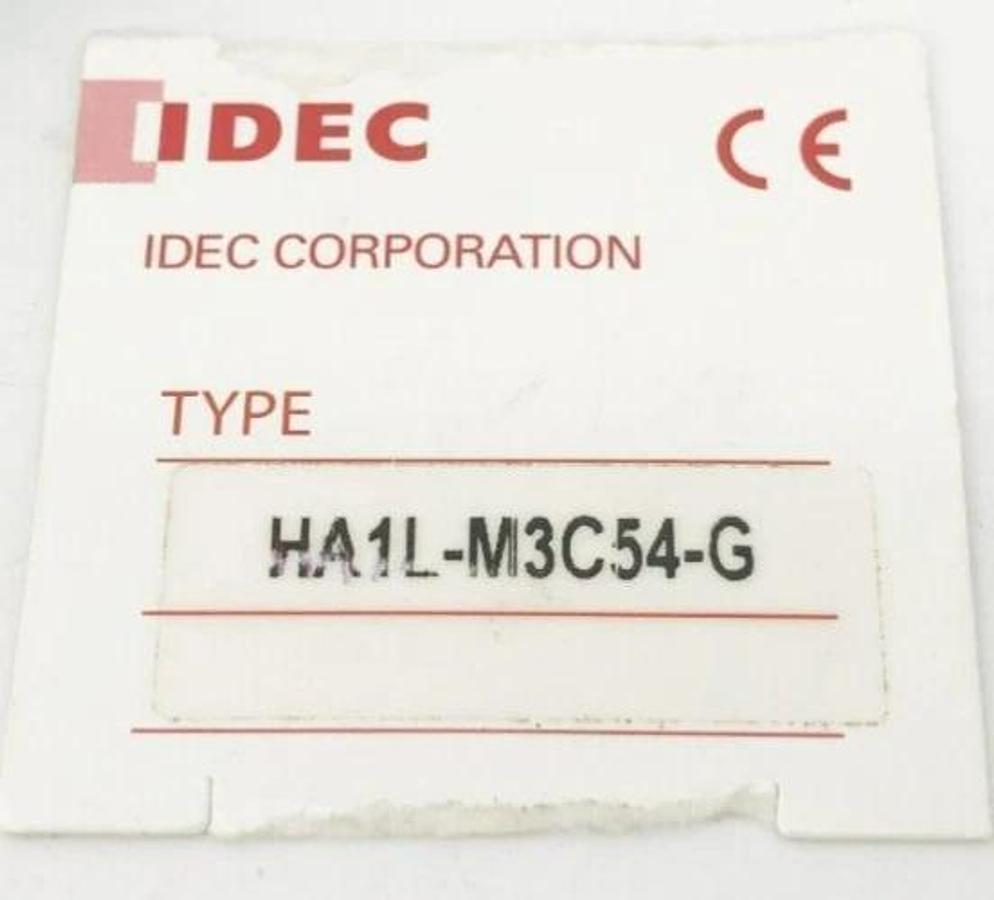 New IDEC HA1L-M3C54-G Green Oversized Illuminated Pushbutton 30mm 1NO 1NC