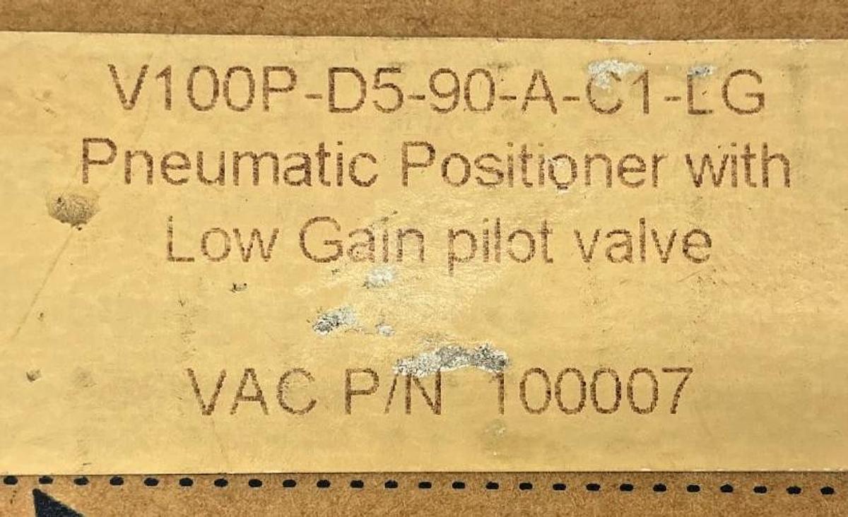 New BLX V100P-D5-90-A-C1-LG Pneumatic Positioner w/ Low Gain Pilot Valve 3-15PSI