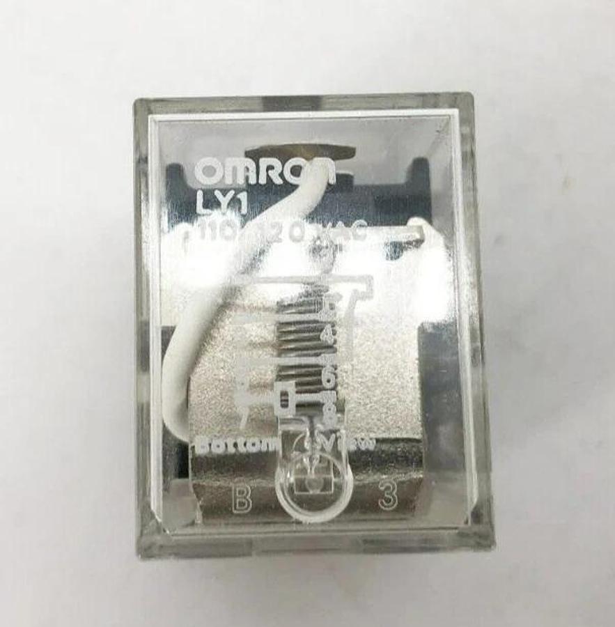 Box of 5 New Omron LY1-AC110/120 Relays 15A 120VAC 2W926