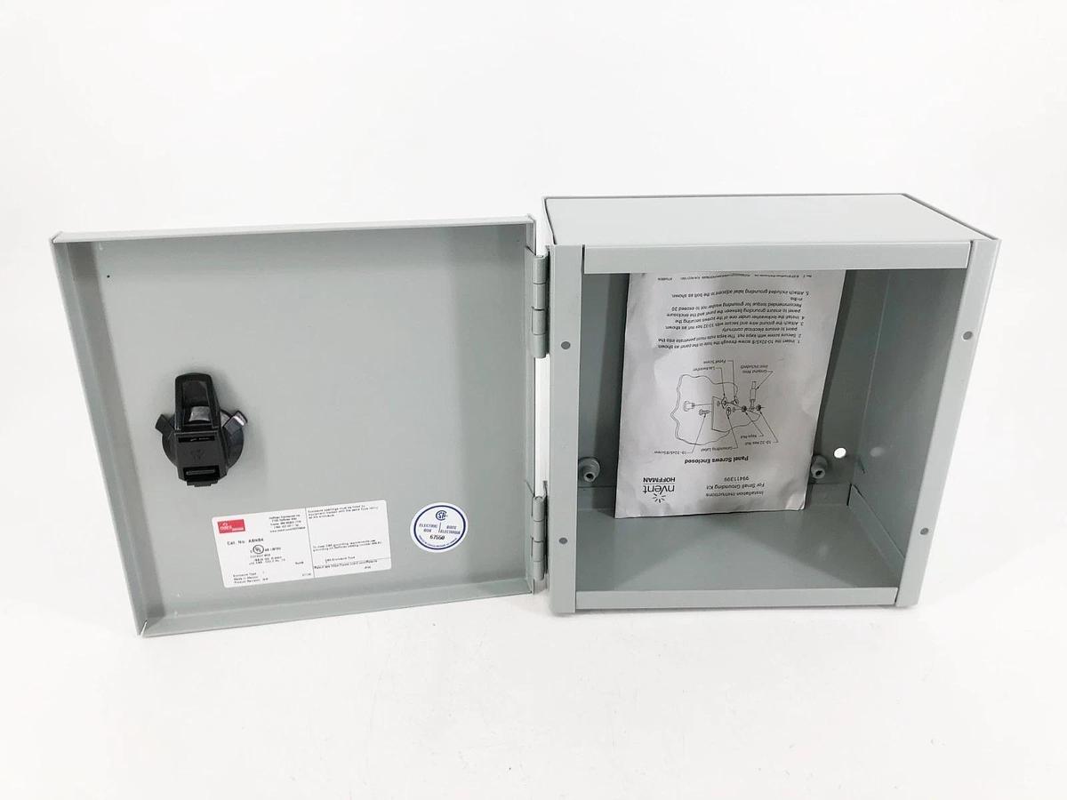 New Hoffman A8N84 Enclosure Hinged Cover 8" x 8" x 4" NEMA 1 - No Box