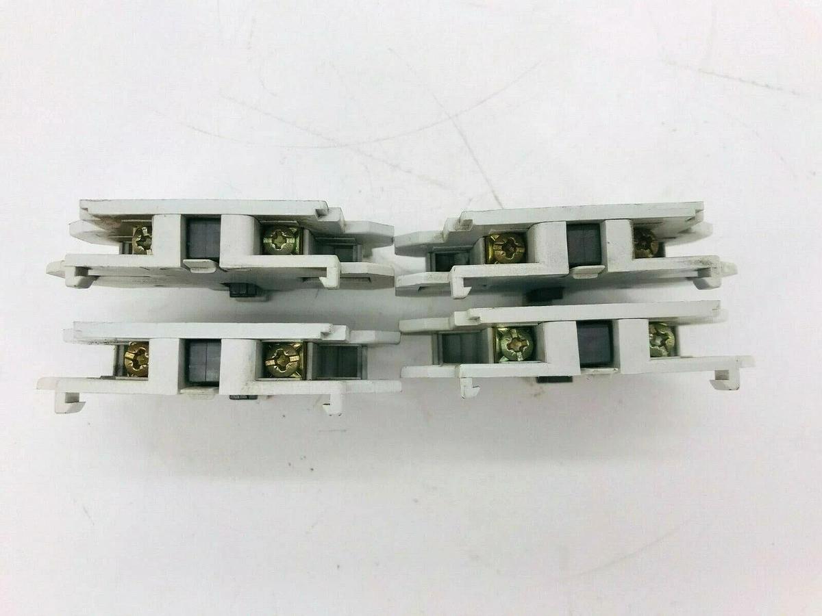 Used Lot of 4 New Cutler Hammer C320KGS1 Auxiliary Contact 1 N.O. for Freedom Series